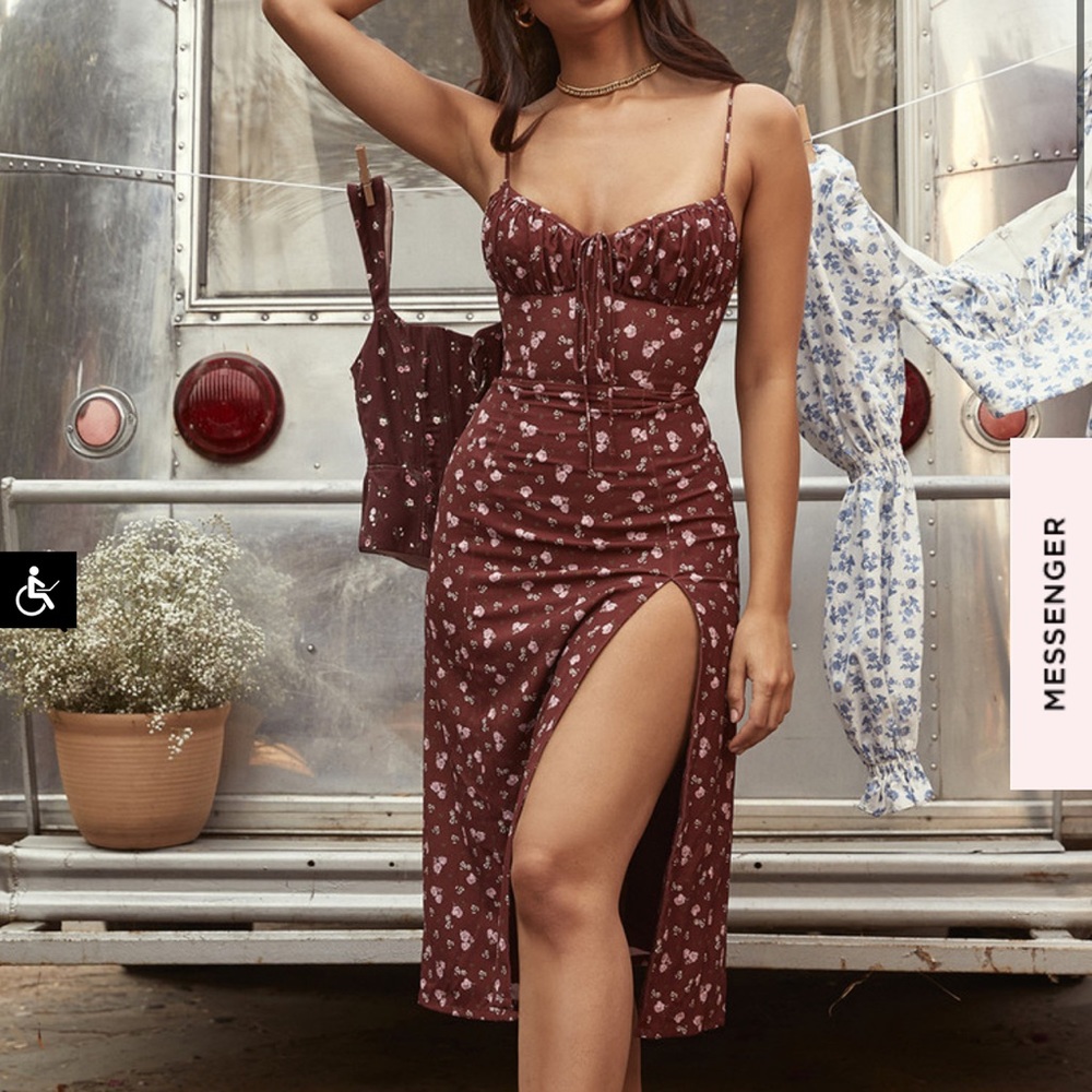 House of CB Carina Floral Midi size S